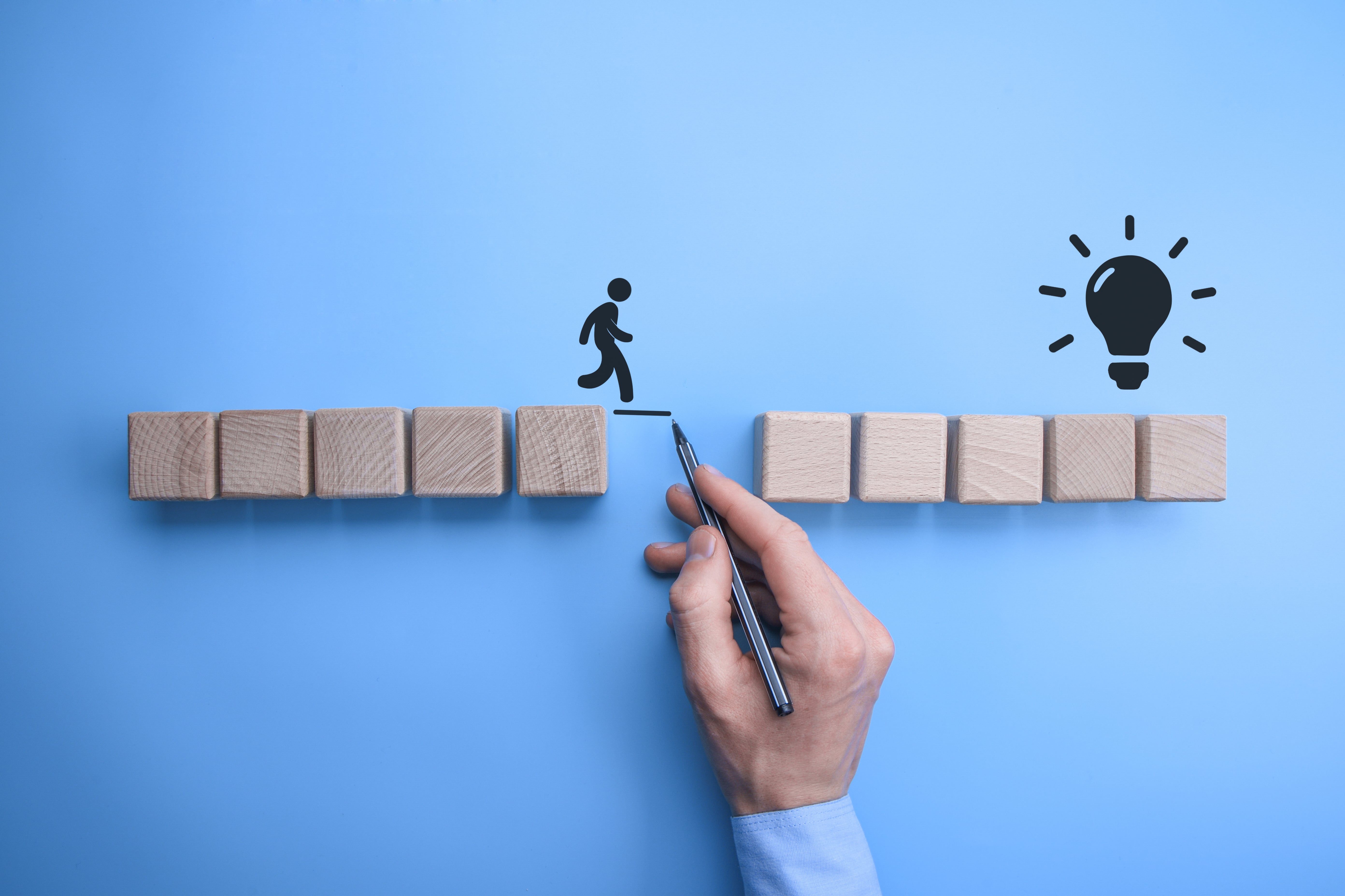 Mentor guiding young professional